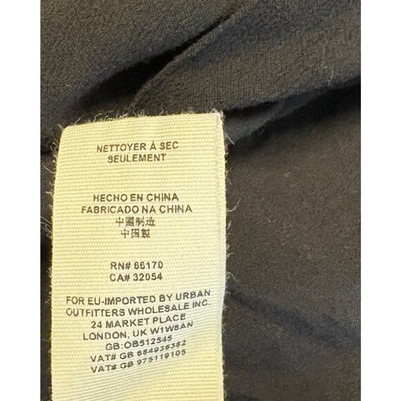 Free People Women's Halter Emily Lace-Bodice Mini Dress Black Medium - Picture 10 of 11